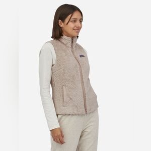 PATAGONIA Women's Los Gatos Fleece Vest in Tan/Crème size M